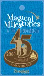 9099 - Magical Milestones: A Pin Celebration - 2000 - Disneyland Celebrates 45 Years - Disneyland Resort alternate image