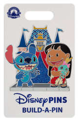 Build-a-Pin: 2nd Generation - Lilo &amp; Stitch with Castle Stage Base Set — Full Set - MLT
