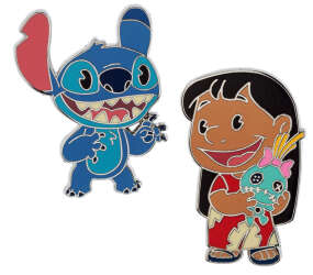 Build-a-Pin: 2nd Generation - Lilo &amp; Stitch with Castle Stage Base Set — Full Set - MLT