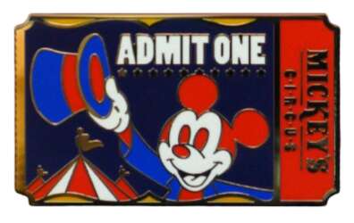 'Mickey's Circus - Passholder Exclusive Mickey's Circus Invitation and Pin - WDW'