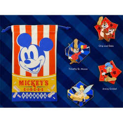 Mickey&#039;s Circus - Peanuts Pin and Trading Bag Set - WDW