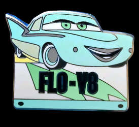'Pixar Cars Lanyard Booster - Flo FLO-V8 - MLT'