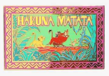 91367 - BoxLunch - The Lion King Framed Blind Box - Hakuna Matata - Disney Licensed alternate image