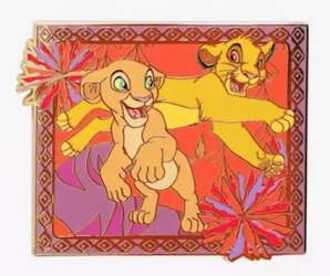 Young Simba and Nala