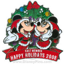 Click to view the Happy Holidays 2008 Mickey and Minnie details