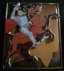 'Haunted Mansion 40th Anniversary Portraits - Knight on Horse - Before - WDI'