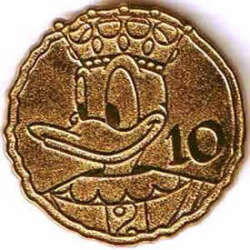 9144 - Pirates of the Caribbean - Legend of the Golden Pins - Pirate Coin Pin Series - Donald - Disneyland Resort alternate image