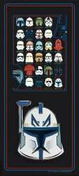 Star Wars Helmets - Captain Rex - ART