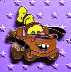 Click to view the Mater and Lightning McQueen - Mater Wearing a Goofy Hat Only details