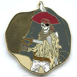 Skeleton Pirate Pin
