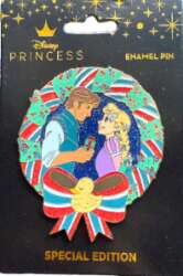 91762 - Disney Pins Blog (DPB) Exclusives - Tangled Christmas Wreath 2024 - Disney Licensed alternate image