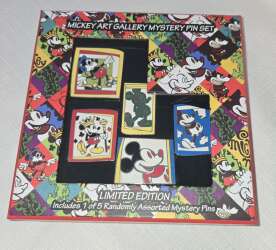 Mickey Art Gallery Mystery Set - Mickey Art Gallery Mystery Pin Set - WDW