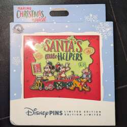 Christmas 2024 - Santa&#039;s Little Helpers Train - Mickey Minnie and Pluto - MLT