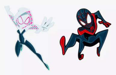 Miles Morales and Spider-Gwen 2 Pin set