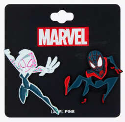 91853 - Hot Topic - Marvel - Miles Morales and Spider-Gwen 2 Pin set - Disney Licensed alternate image