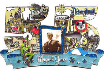 88393 - Disneyland 55th Anniversary - 55 Magical Years Jumbo Dateline Disneyland - Disneyland Resort alternate image