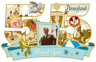 88393 - Disneyland 55th Anniversary - 55 Magical Years Jumbo Dateline Disneyland - Disneyland Resort alternate image