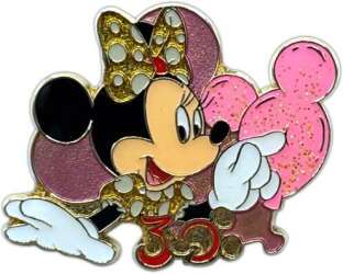 Minnie Mouse with Pink Balloons