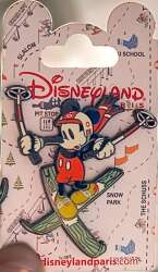 Mickey on skis