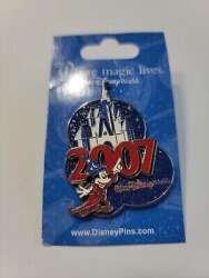2007 Dated Year Pins - 2007 Sorcerer Mickey Dated Pin - WDW