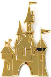 Golden Sleeping Beauty Castle