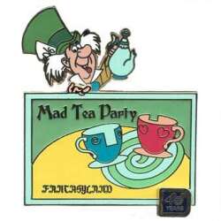 'Walt Disney World 40th Anniversary Retro Collection - The Mad Tea party with The Mad Hatter - WDW'