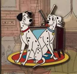 101 Dalmatians 3 Pin Set - Pongo and Perdita - DSUS