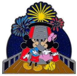 Watching Fireworks on Deck - Mickey and Minnie Mouse