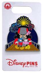 92221 - Disney Cruise Line - Watching Fireworks on Deck - Mickey and Minnie Mouse - Disney Cruise Line alternate image