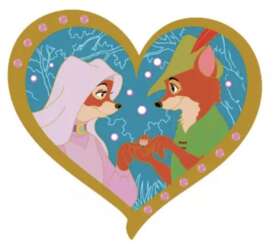 92273 - Valentine's Gem Hearts - Marian and Robin Hood - Walt Disney Imagineering alternate image