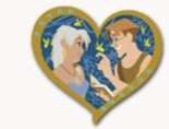 92274 - Valentine's Gem Hearts - Kida and Milo - Walt Disney Imagineering alternate image