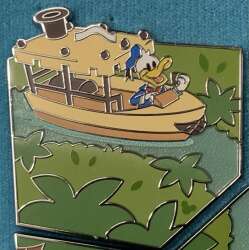 92307 - Attraction Mystery Map Puzzles: Jungle Cruise (DLR) - Donald Duck - Disneyland Resort alternate image