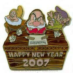 92393 - World Of Disney (NYC) - Happy New Year 2007 - Disney Store US alternate image