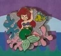it&#039;s a small world Disney Characters - Ariel and Flounder - DLR