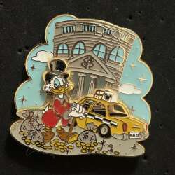 World Of Disney (NYC) - Scrooge McDuck in front of bank - DSUS