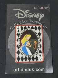 Alice in Wonderland Playing Card Collection - Please Let Me In - Four of Clubs - ART