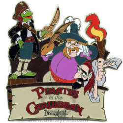 'Mickey's Pin Odyssey 2008 - Kermit as Jack Sparrow - DLR'