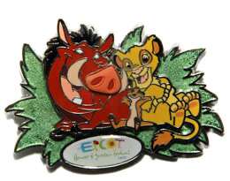 92815 - EPCOT Flower & Garden Festival 2009 - Annual Passholder - Simba, Timon, and Pumbaa - Walt Disney World alternate image