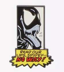 Venom “Read our lips” comic panel