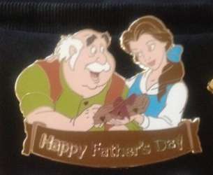9871 - Father's Day - 2012 - Belle and Maurice - Surprise Release - Disney Studio Store Hollywood / Soda Fountain alternate image