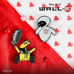 92855 - Wall-e Valentine's Day Figpin Set - Wall-e and Eve Set - FiGPiN alternate image