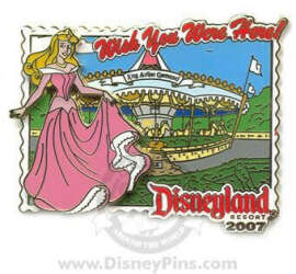 'Wish You Were Here! - Postcards from Disneyland - Sleeping Beauty on King Arthur&#039;s Carousel - DLR'