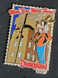 92884 - Wish You Were Here! - Postcards from Disneyland - Goofy on Holl6wood Tower of Terror - Disneyland Resort alternate image