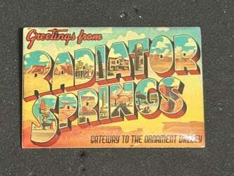 Greetings from Radiator Springs Postcard