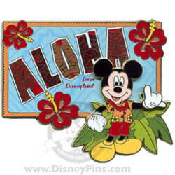 Mickey Aloha Postcard
