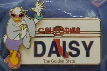 'Across America License Plate Series - California - Daisy - DSJ'