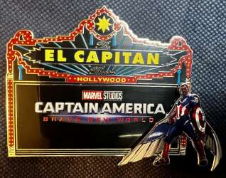 93009 - El Capitan Marquee Series - Captain America: Brave New World - Disney Studio Store Hollywood / Soda Fountain alternate image