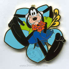 93017 - Stitch's High Sea Adventure - Goofy on a Light Blue Flower - Disney Cruise Line alternate image