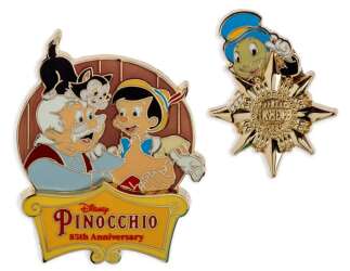 Pinocchio 85th Anniversary - Pinocchio 85th Anniversary Pin Set - DSUS