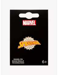 'BoxLunch Exclusive - Spider-Man - Web Logo Enamel Pin - DLIC'